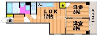 ラ・メール東島田の物件間取画像